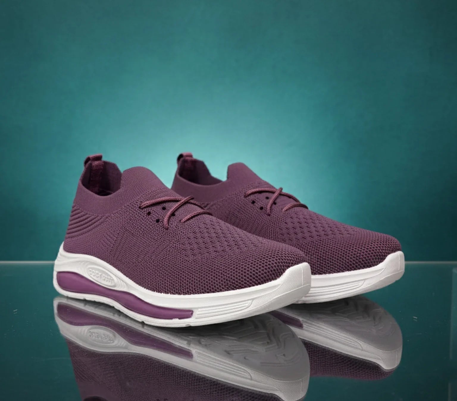 Hsquare Lilly.28 Walking Shoes For Women (Purple , 6